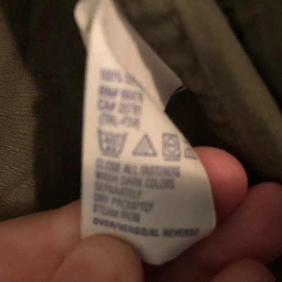 Tommy Hilfiger Vintage Y2K snap front shirt military style chic - Picture 10 of 11